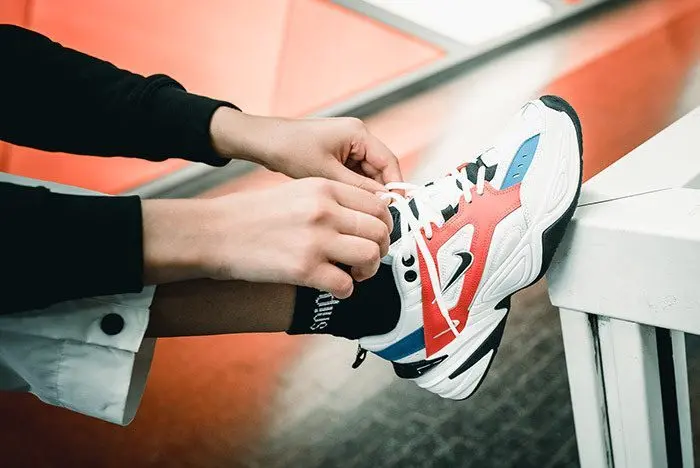 Giày Nike M2K Tekno 'White Black Orange' AO3108-101 - Ảnh 3