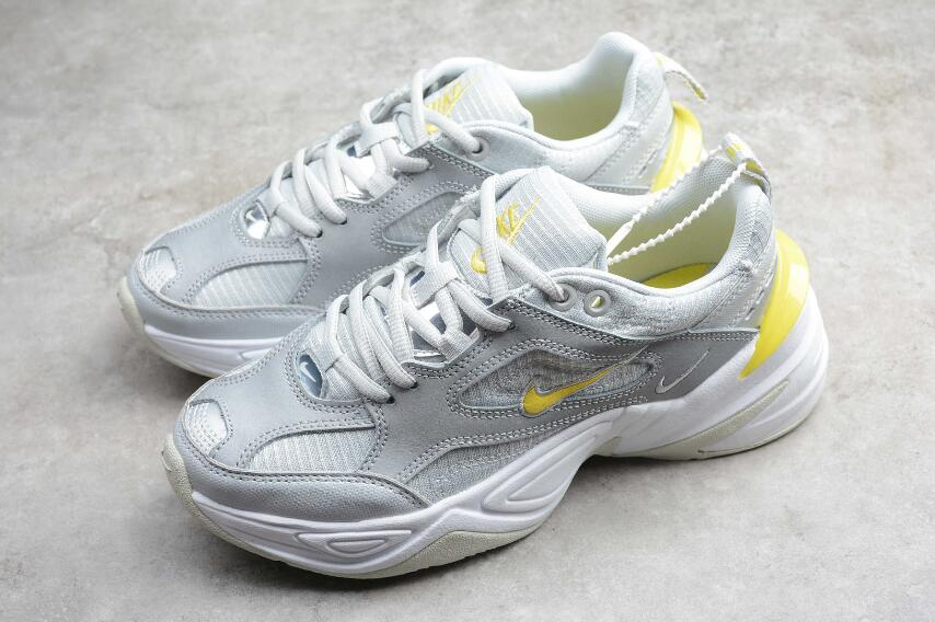 Giày Nike Wmns M2K Tekno 'Pure Platinum Dynamic Yellow' CN0153-001 - Ảnh 2