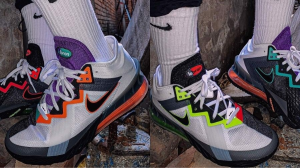 Alternative view of Giày Nike LeBron 18 Low 'Air Max 95 Greedy' CV7562-100