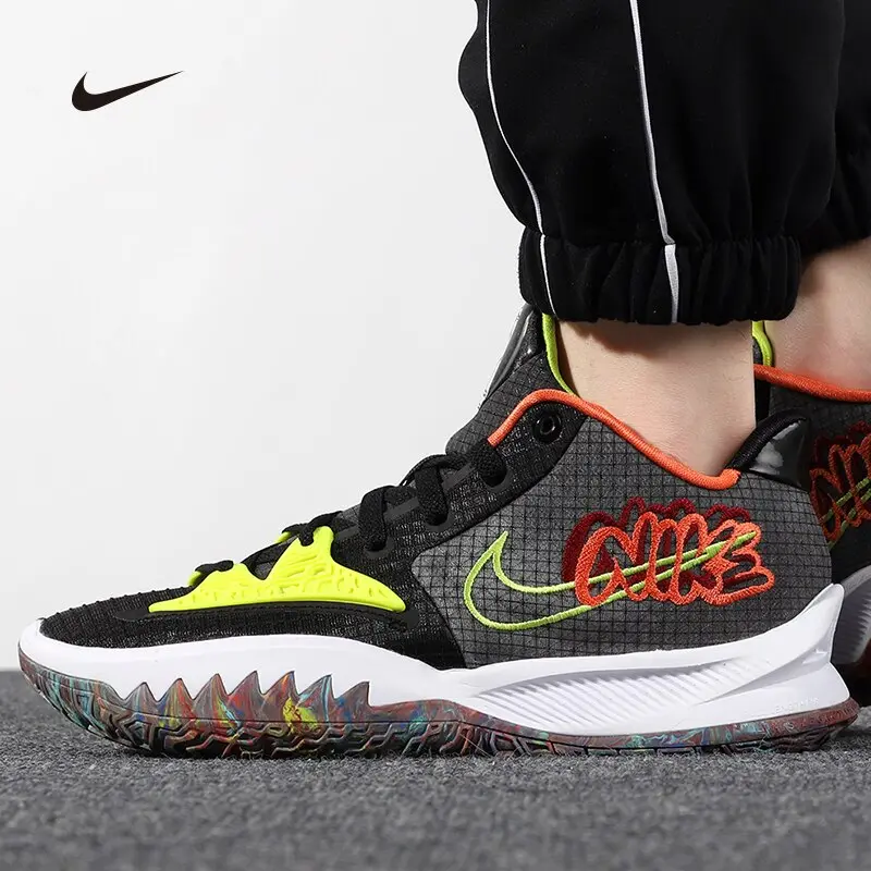 Alternative view of Giày Nike Kyrie Low 4 EP 'Black Turf Orange' CZ0105-002