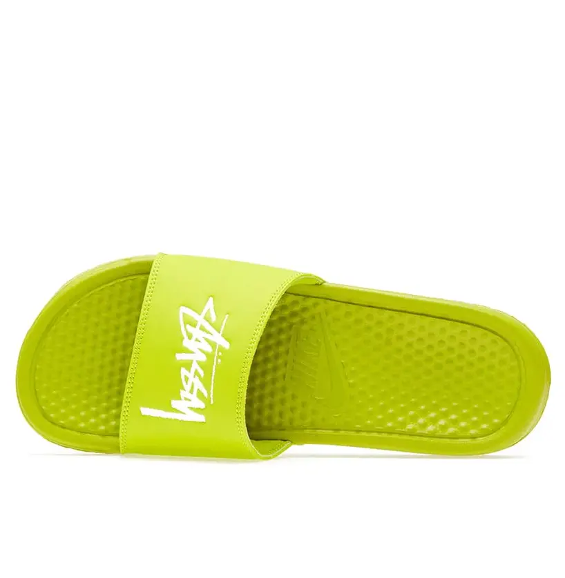 Dép Nike Stussy x Benassi 'Bright Cactus' CW2787-300 - Ảnh 5