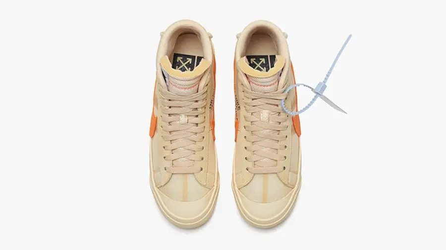 Giày Nike Off-White x Blazer Mid 'All Hallows Eve' AA3832-700 - Ảnh 8