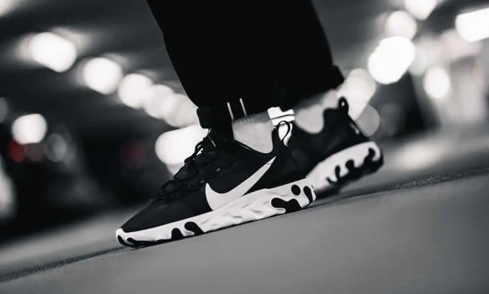 Alternative view of Giày Nike React Element 55 'Black White' BQ6166-003