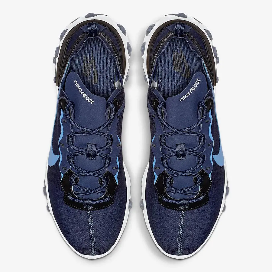 Giày Nike React Element 55 'Midnight Navy' BQ6166-400 - Ảnh 5