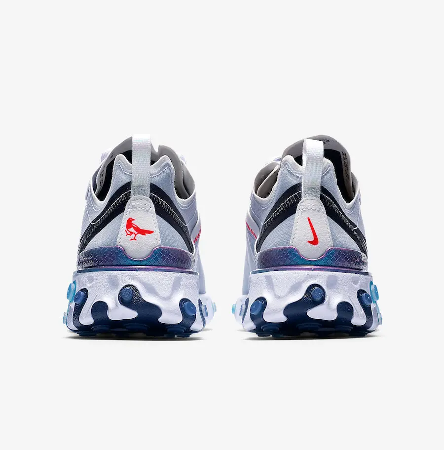 Giày Nike React Element 55 'Magpie' CN5798-101 - Ảnh 4
