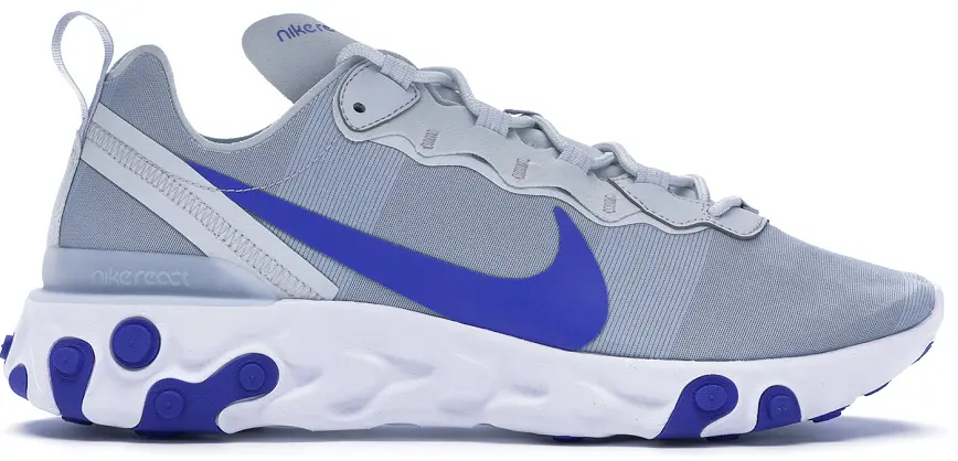 Giày Nike React Element 55 Pure Platinum Racer 'Blue' BQ6166-005