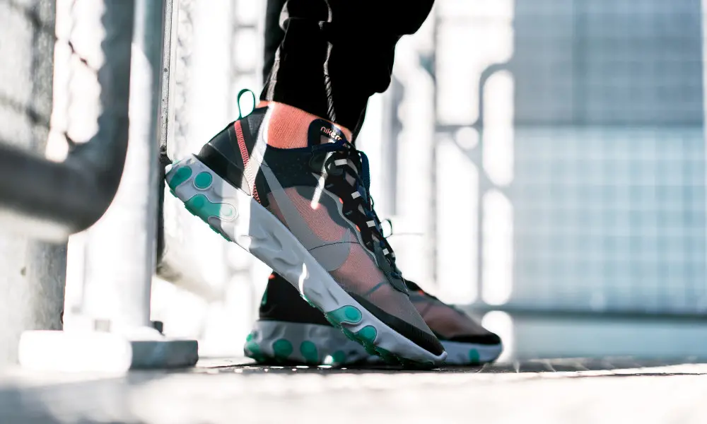 Alternative view of Giày Nike React Element 87 'Neptune Green' AQ1090-005