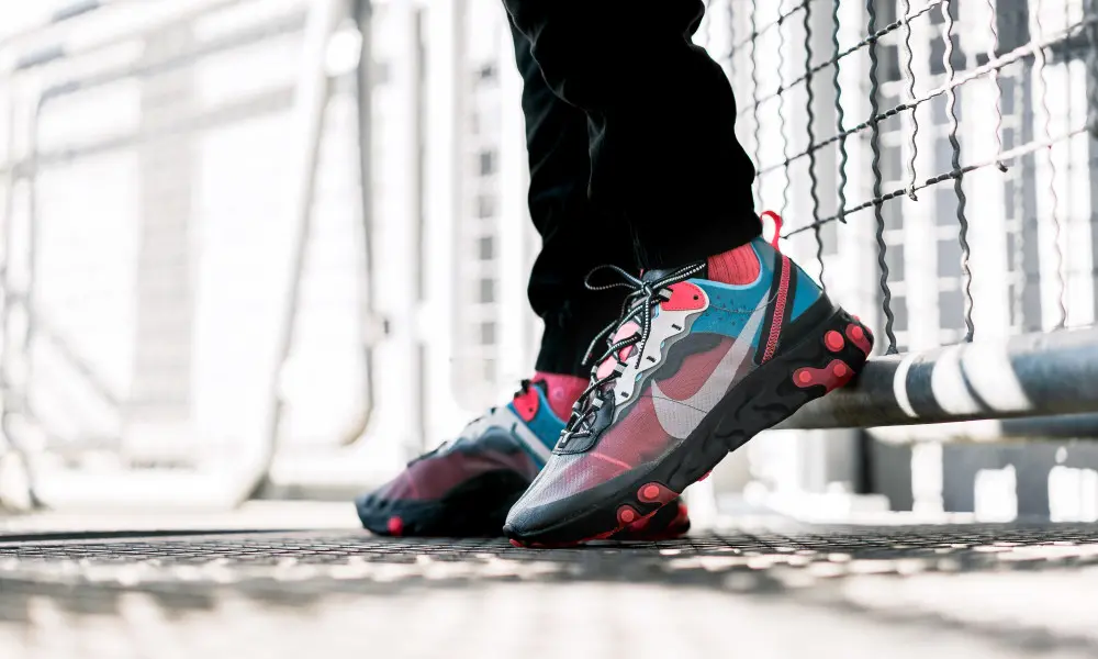 Alternative view of Giày Nike React Element 87 'Solar Red' AQ1090-006