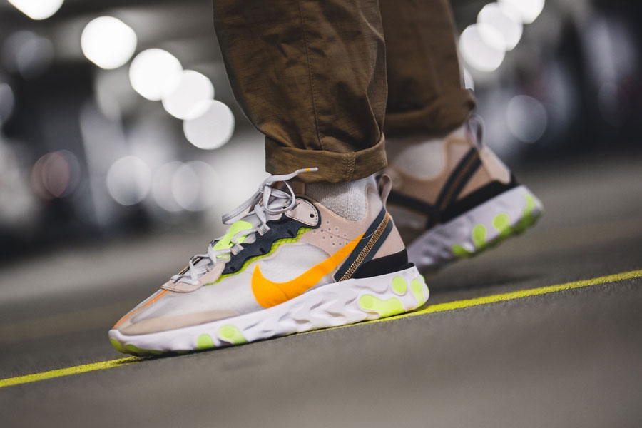 Giày Nike React Element 87 'Light Orewood' AQ1090-101 - Ảnh 3