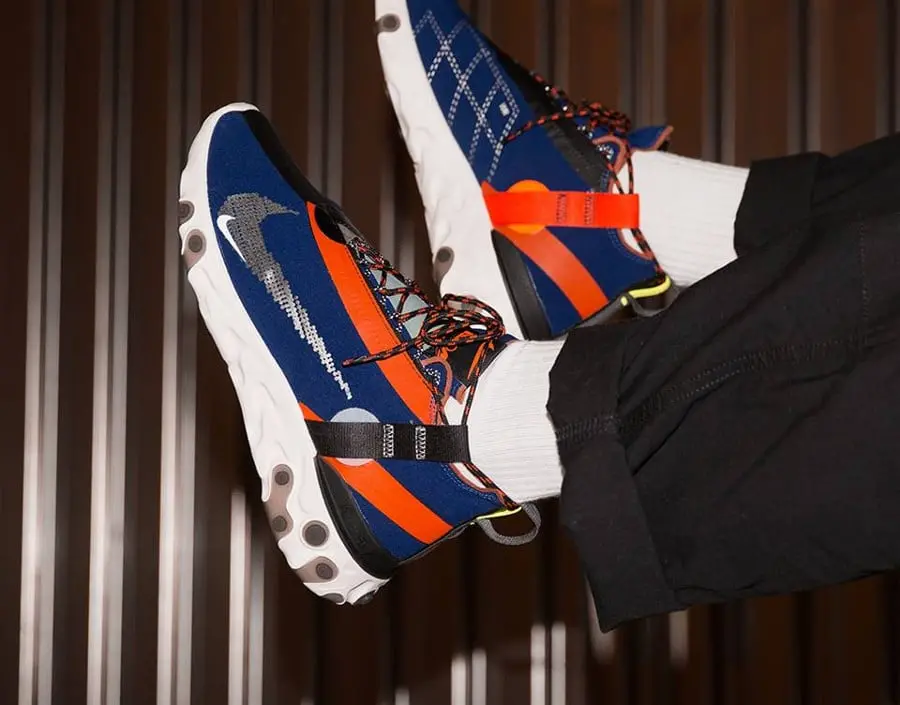 Alternative view of Giày Nike React Runner Mid WR ISPA 'Blue Void' AT3143-400