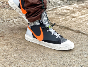 Alternative view of Giày Nike READYMADE x Blazer Mid 'Black Camo' CZ3589-001