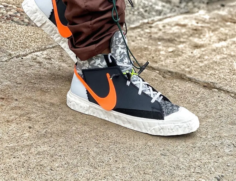 Alternative view of Giày Nike READYMADE x Blazer Mid 'Black Camo' CZ3589-001