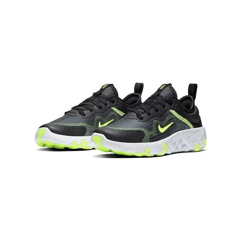 Alternative view of Giày Nike Renew Lucent GS Black Volt Green CD6906-004