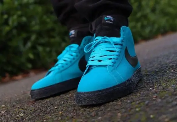 Giày Nike Zoom Blazer Mid SB 'Baltic Blue' 864349-400 - Ảnh 5