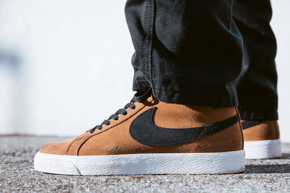 Giày Nike Blazer SB Mid 'British Tan' 864349-202 - Ảnh 3