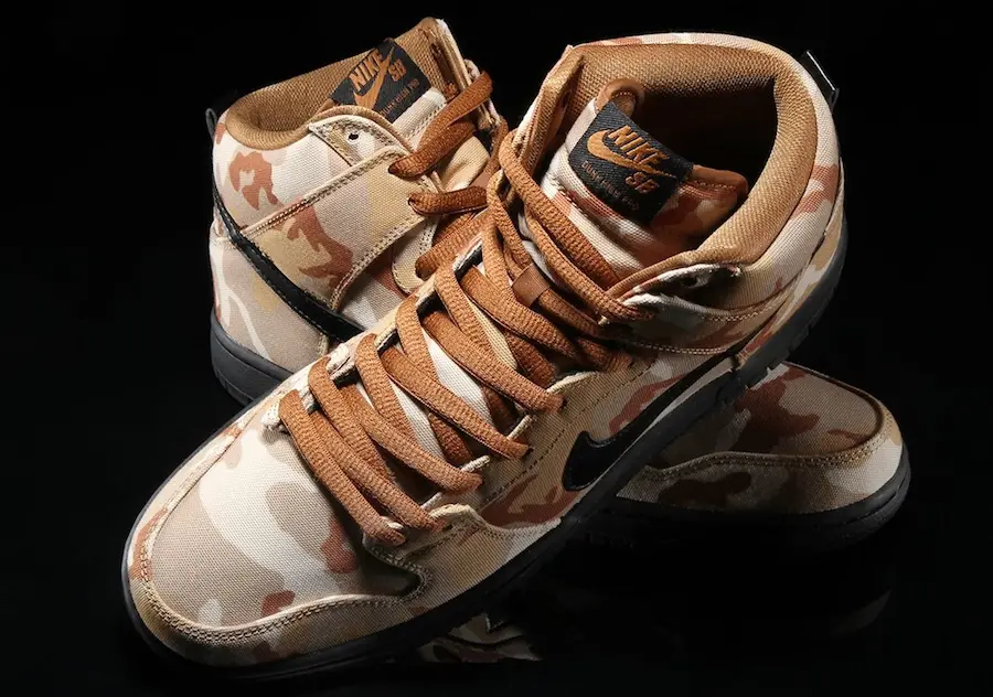 Giày Nike Dunk High Pro SB 'Brown Camo' BQ6826-200 - Ảnh 3