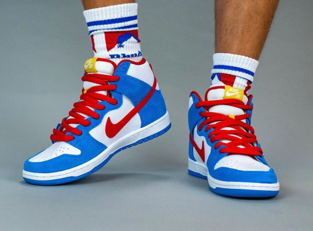 Giày Nike Dunk High SB 'Doraemon' CI2692-400 - Ảnh 7