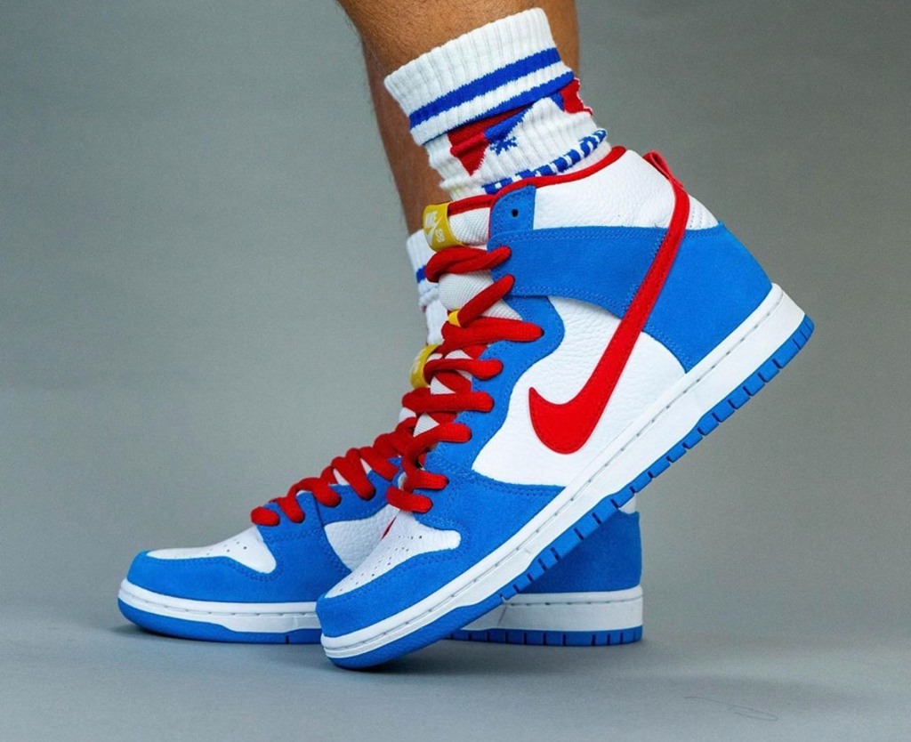 Giày Nike Dunk High SB 'Doraemon' CI2692-400 - Ảnh 6