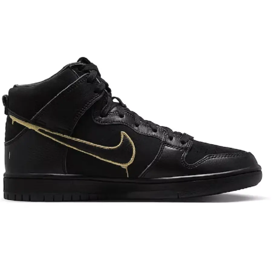 Giày Nike SB Dunk High FAUST 'Black Gold' DH7755-001