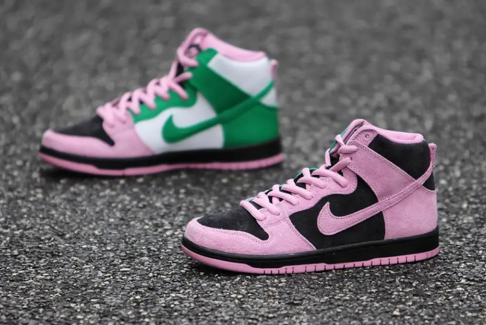 Giày Nike Dunk High Pro Premium SB Invert Celtics CU7349-001 - Ảnh 5