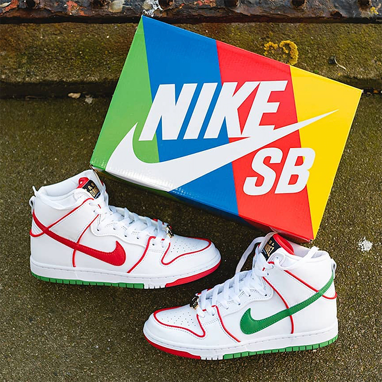 Giày Nike SB Paul Rodriguez x Dunk High Premium SB 'Boxing' CT6680-100 - Ảnh 5