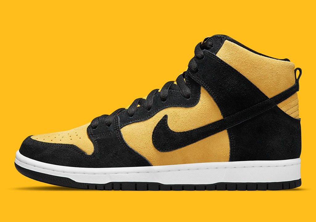 Giày Nike SB Dunk High 'Yellow Black' DB1640-001 - Ảnh 3