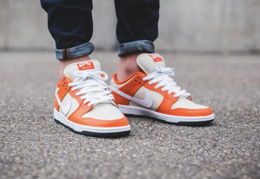 Giày Nike SB Dunk Low 'Orange Box' 313170-811 - Ảnh 6