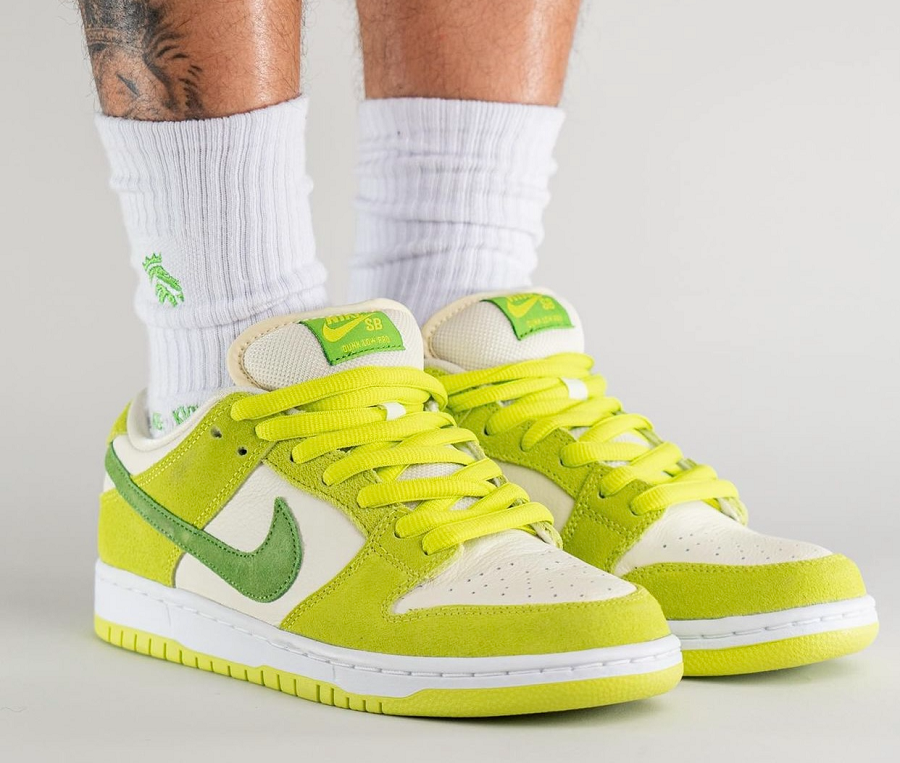 Giày Nike SB Dunk Low Pro 'Sour Apple' DM0807-300 - Ảnh 8
