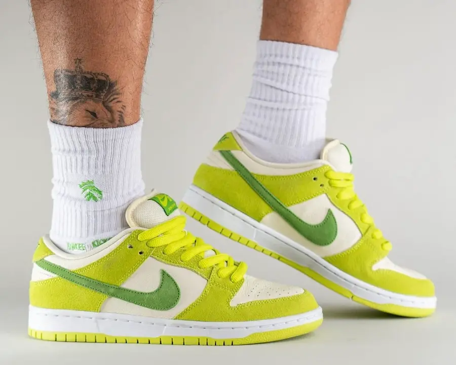 Giày Nike SB Dunk Low Pro 'Sour Apple' DM0807-300 - Ảnh 7