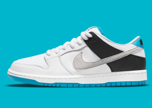 Alternative view of Giày Nike Dunk Low Pro SB 'Laser Blue' BQ6817-101