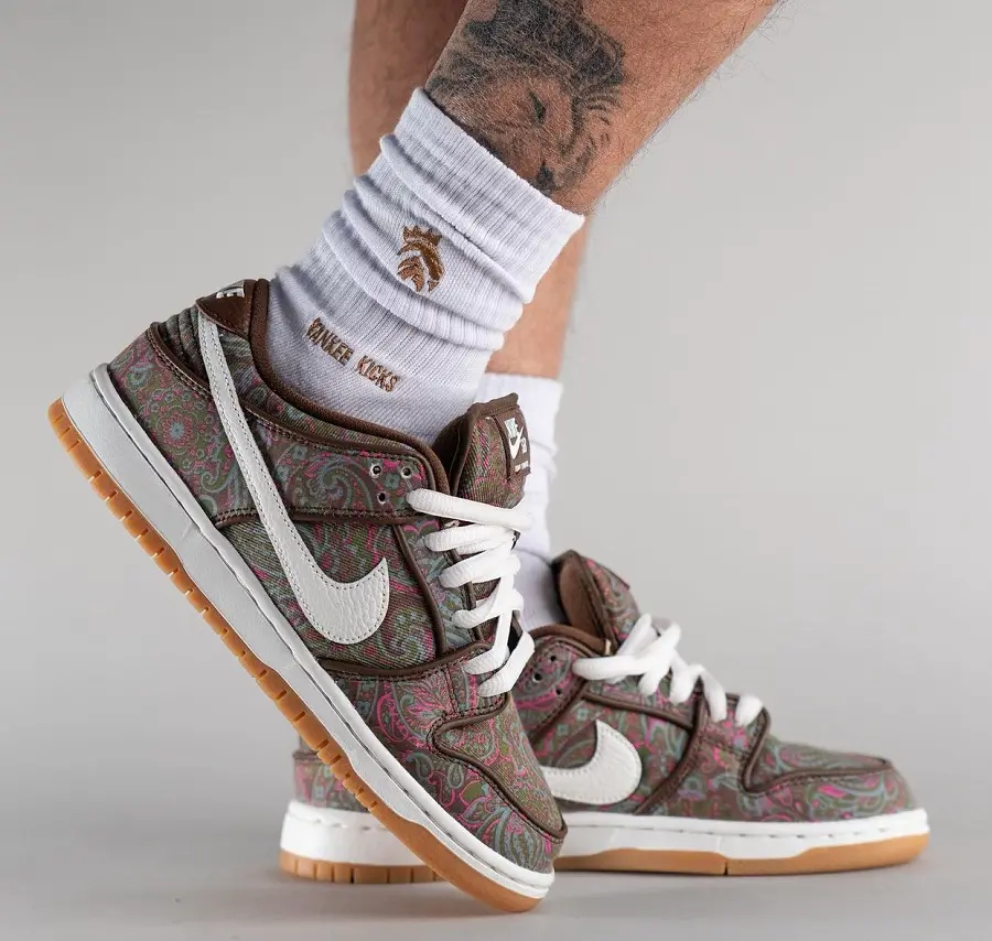 Giày Nike Dunk Low Pro Premium SB 'Paisley' DH7534-200 - Ảnh 8