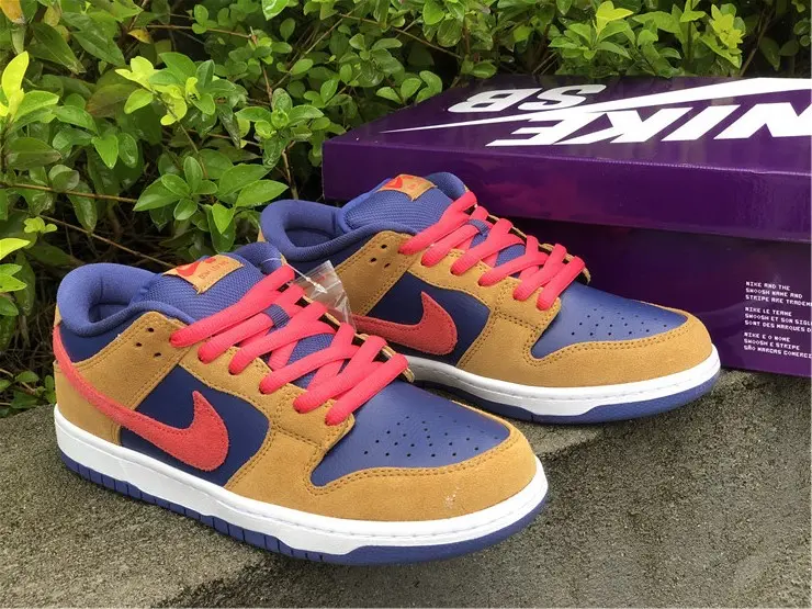 Giày Nike Dunk Low SB 'Wheat Dark Purple' BQ6817-700 - Ảnh 5