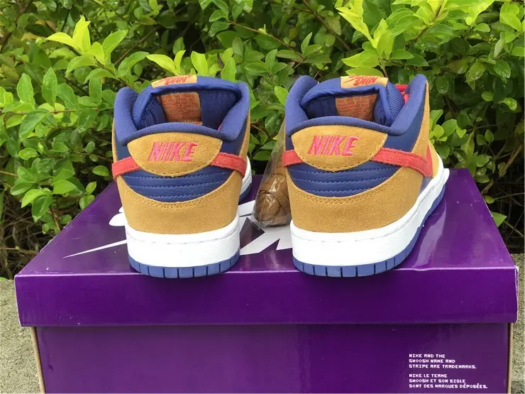 Giày Nike Dunk Low SB 'Wheat Dark Purple' BQ6817-700 - Ảnh 4