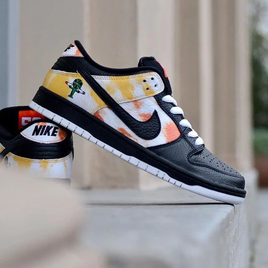 Giày Nike Dunk SB Low 'Tie-Dye Raygun - Black' BQ6832-001 - Ảnh 3