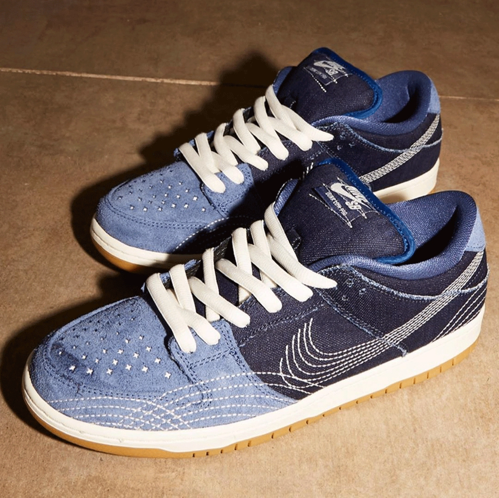 Giày Nike Dunk Low Pro PRM SB 'Sashiko Pack' CV0316-400 - Ảnh 2