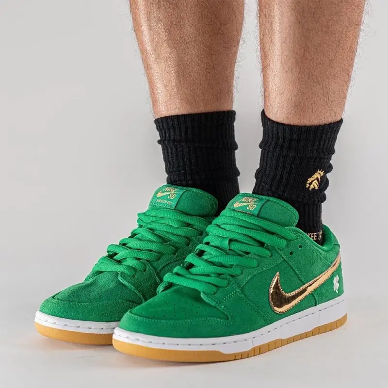 Giày Nike SB Dunk Low Pro 'Shamrock' BQ6817-303 - Ảnh 7