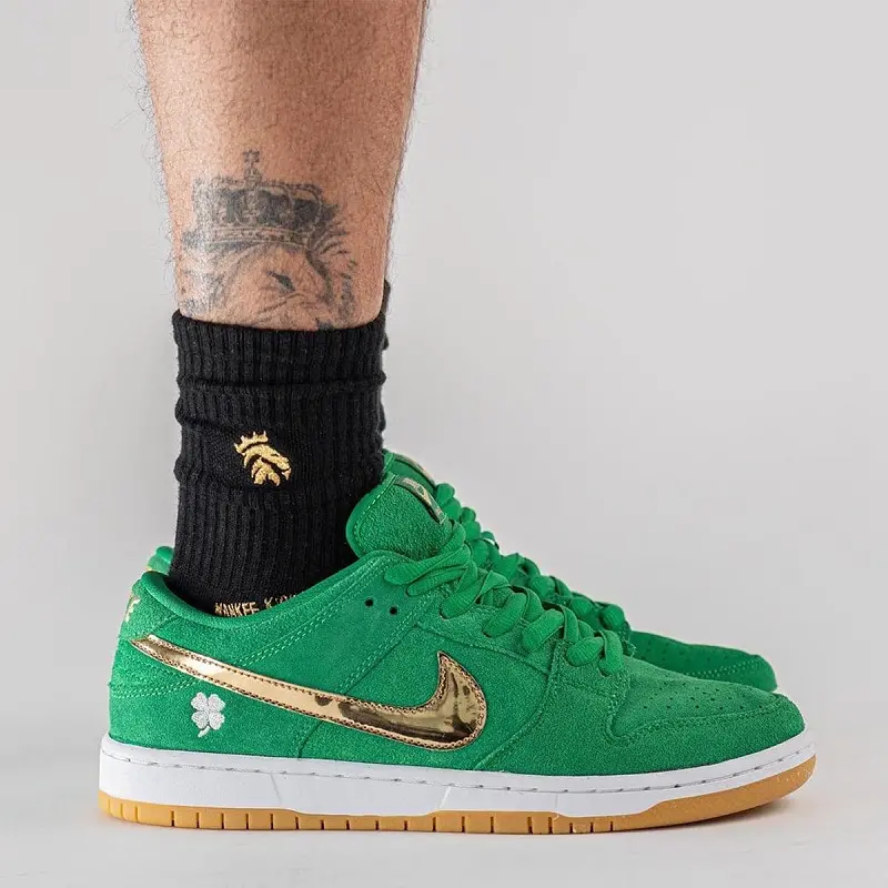 Giày Nike SB Dunk Low Pro 'Shamrock' BQ6817-303 - Ảnh 8