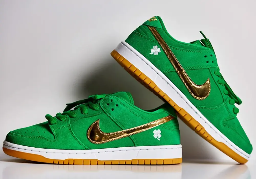 Giày Nike SB Dunk Low Pro 'Shamrock' BQ6817-303 - Ảnh 3