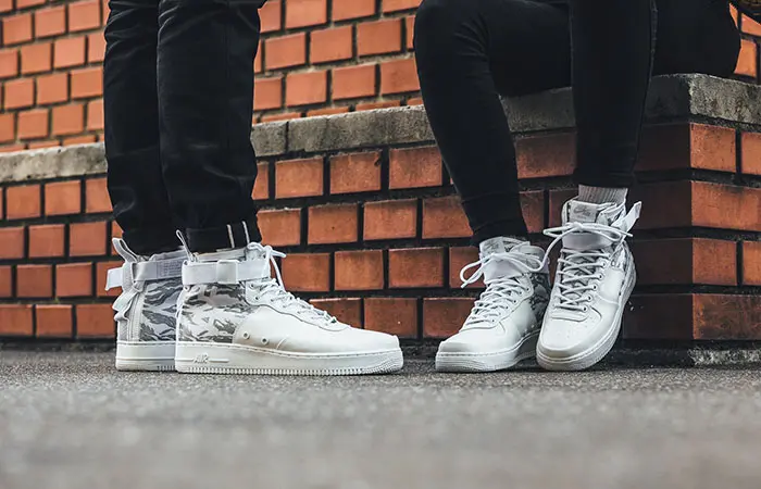 Giày Nike SF Air Force 1 Mid 'Winter Camo' AA1129-100 - Ảnh 3