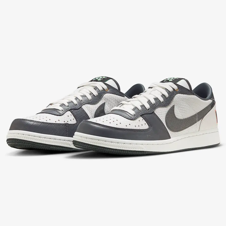 Alternative view of Giày Nike Terminator Low OG Snakeskin 'White Anthracite' FN9331-191