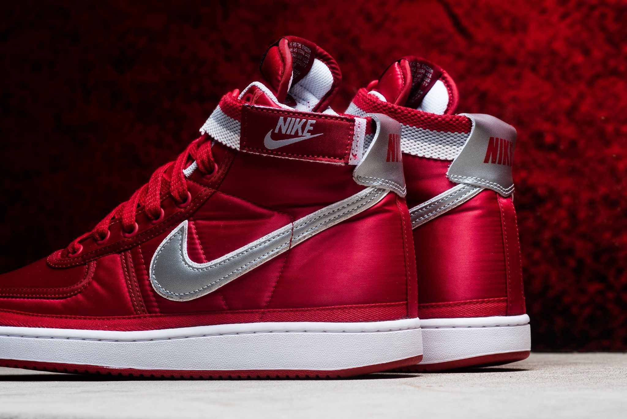 Giày Nike Vandal High Supreme 'University Red Metallic' AH8652-600 - Ảnh 2