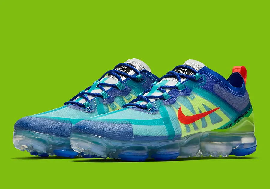 Alternative view of Giày Nike Air VaporMax 2019 'Blue Volt' AR6631-402