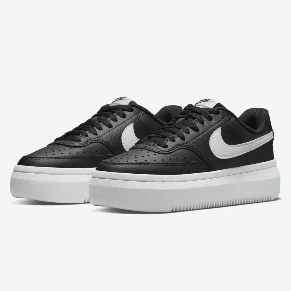 Giày Nike Court Vision Alta 'Black White' DM0113-002 - Ảnh 3
