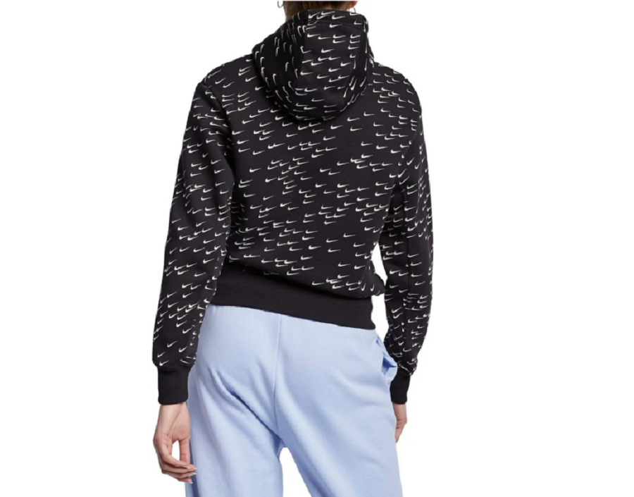 Áo Nike X-Small All Over Print Hoodie Swoosh Hoodie AV8342-010 - Ảnh 5