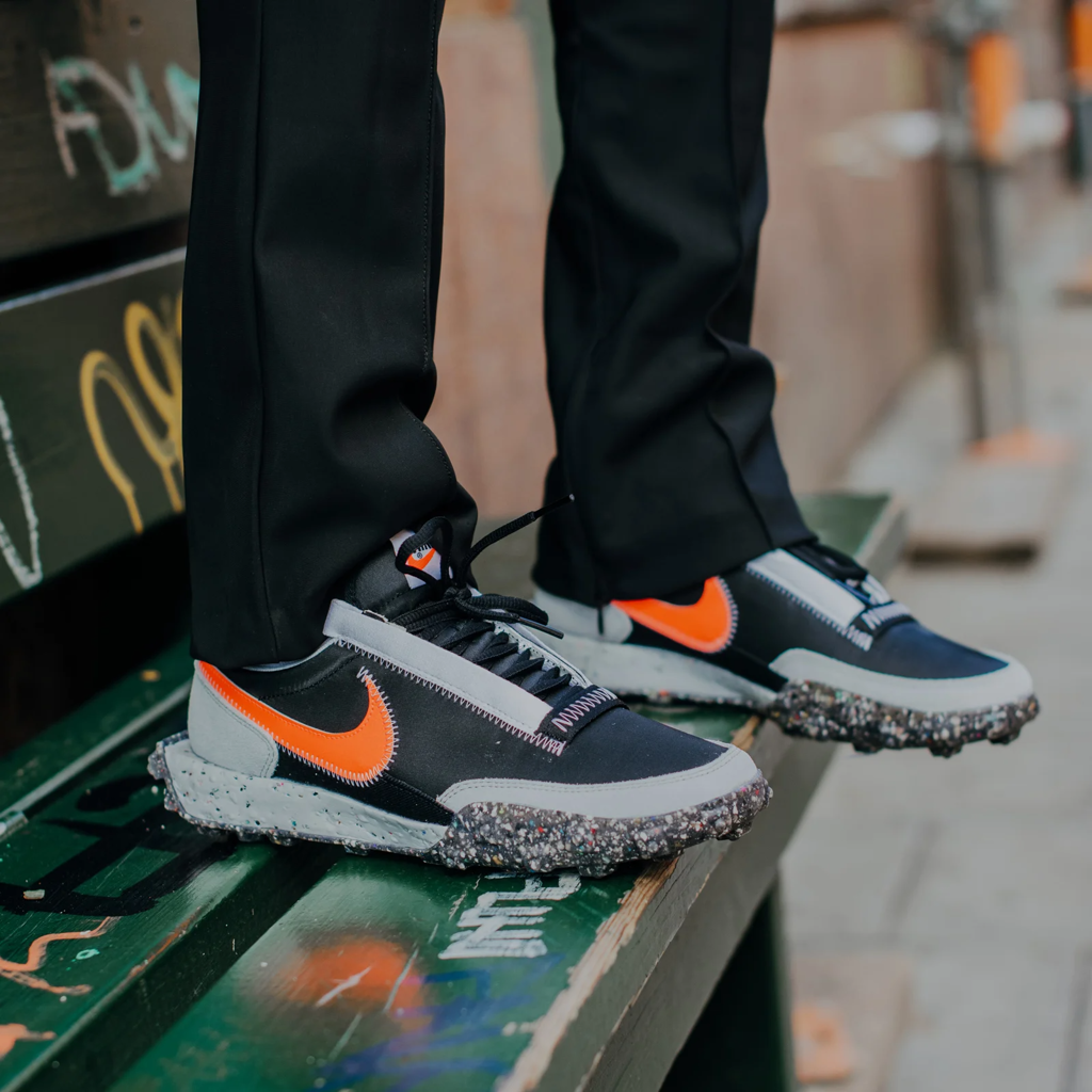 Giày Nike Waffle Racer Crater Foam 'Hyper Crimson' CT1983-101 - Ảnh 3