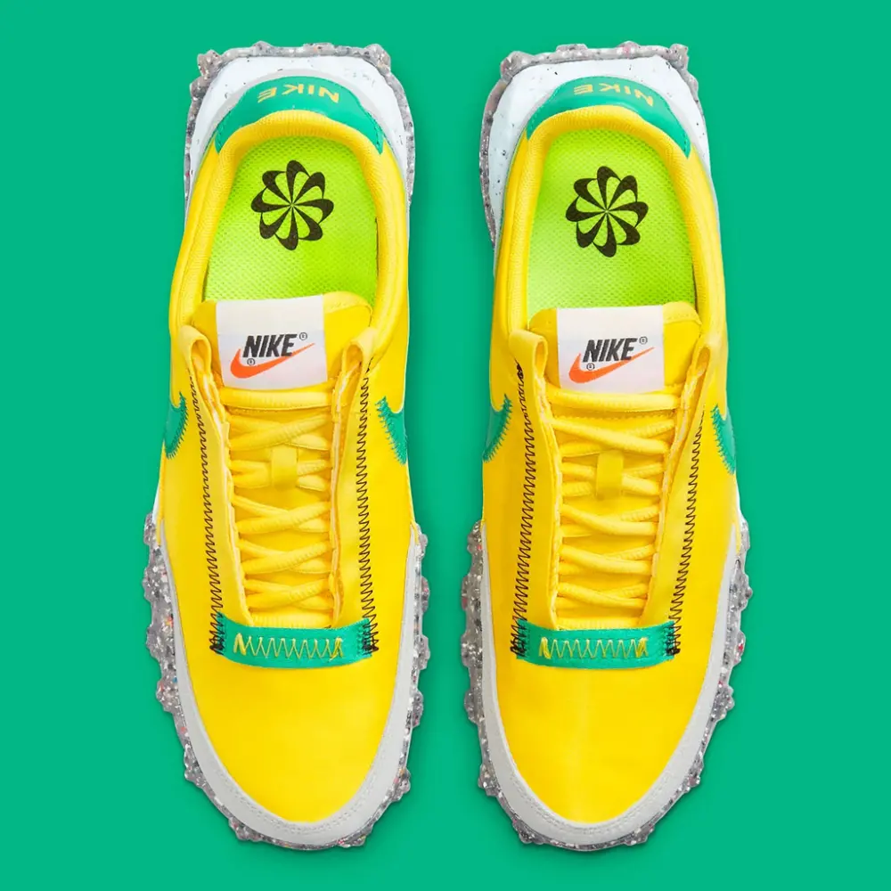 Giày Nike Waffle Racer Crater 'Yellow Green' CT1983-701 - Ảnh 3
