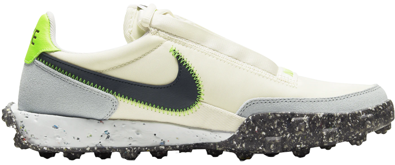 Giày Nike Waffle Racer Crater 'Pale Ivory Electric Green' CT1983-102