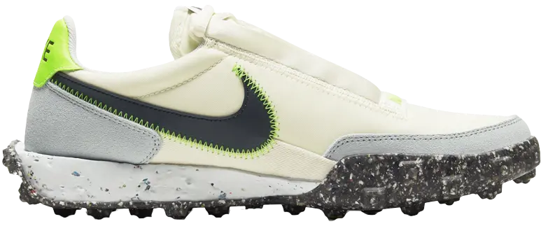 Giày Nike Waffle Racer Crater 'Pale Ivory Electric Green' CT1983-102