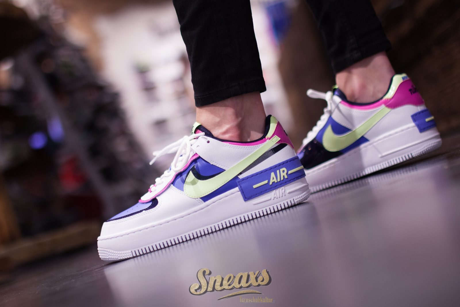 Giày Nike Air Force 1 Shadow 'Sapphire' CJ1641-100 - Ảnh 7