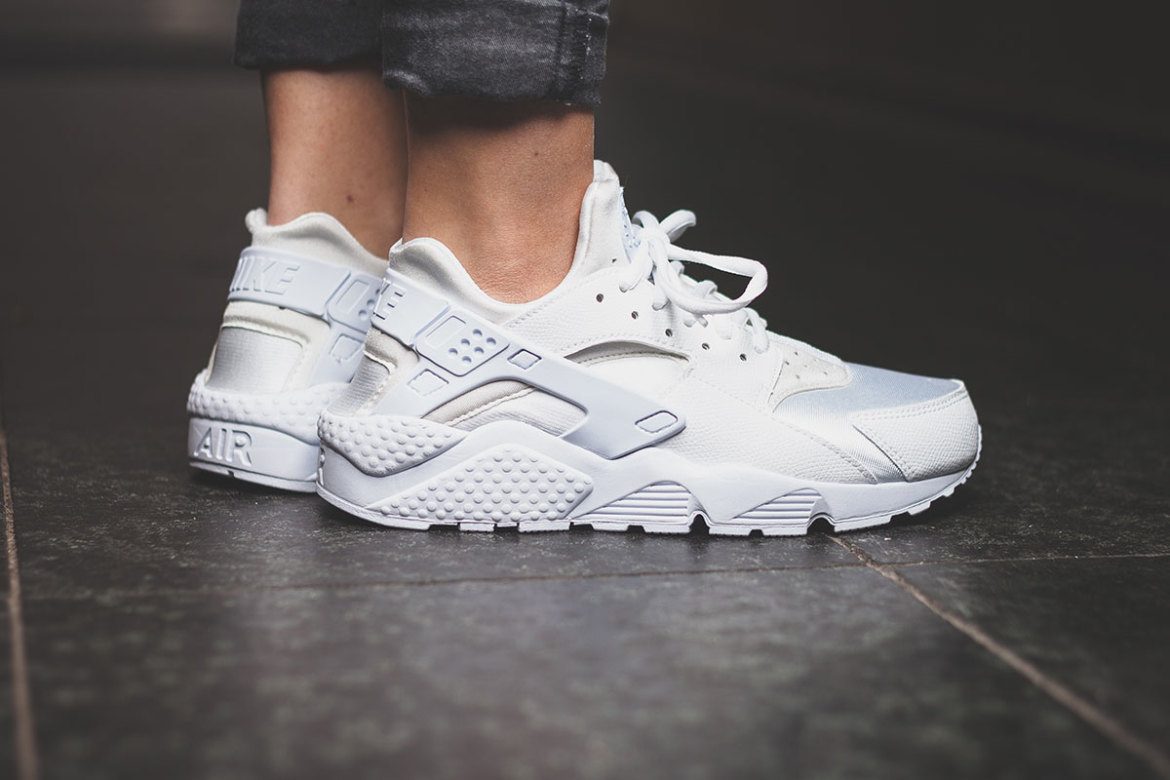 Giày Nike Air Huarache 'Triple White' 654275-110 - Ảnh 3